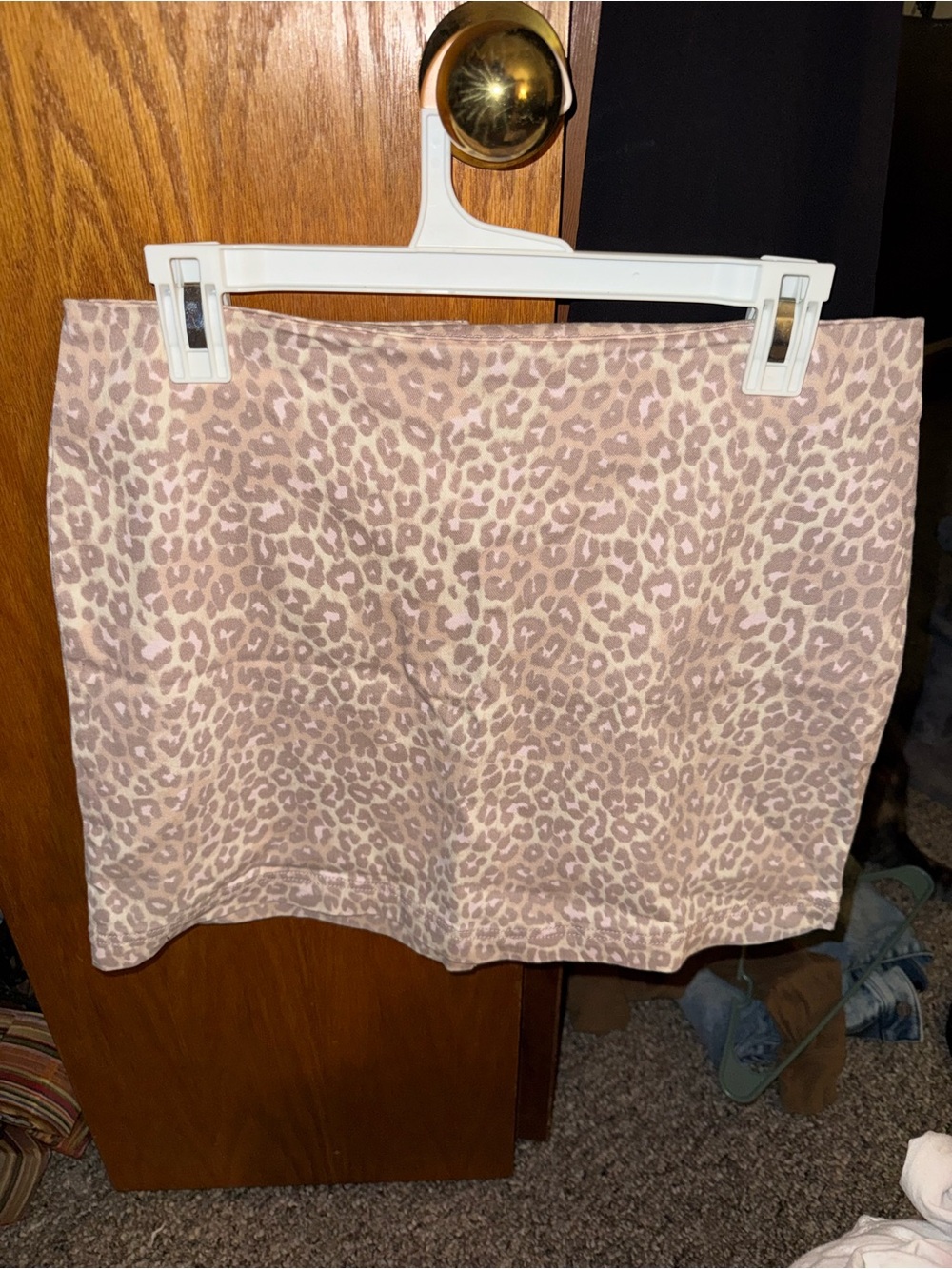 wild fable Pink Leopard Print Mini Skirt